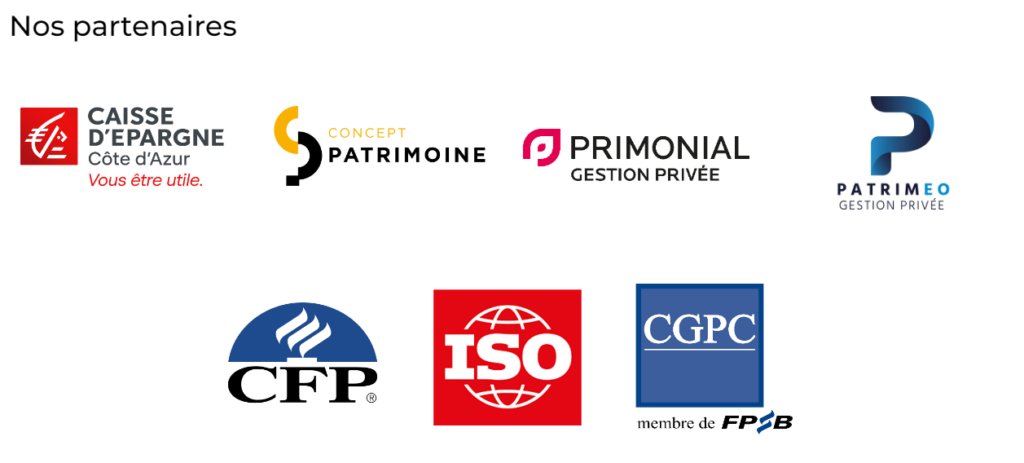 logos des partenaires de l'école de commerce ISCAE
