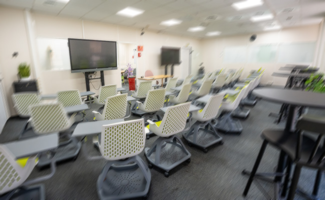 Locaux de l'école de communication iscae à Nice
