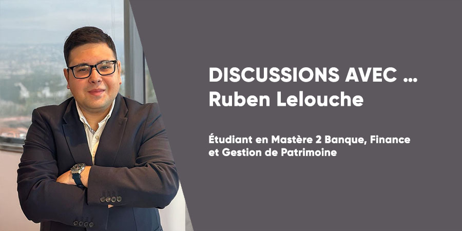 Ruben étudiant en gestion de patrimoine à l'ISCAE Nice